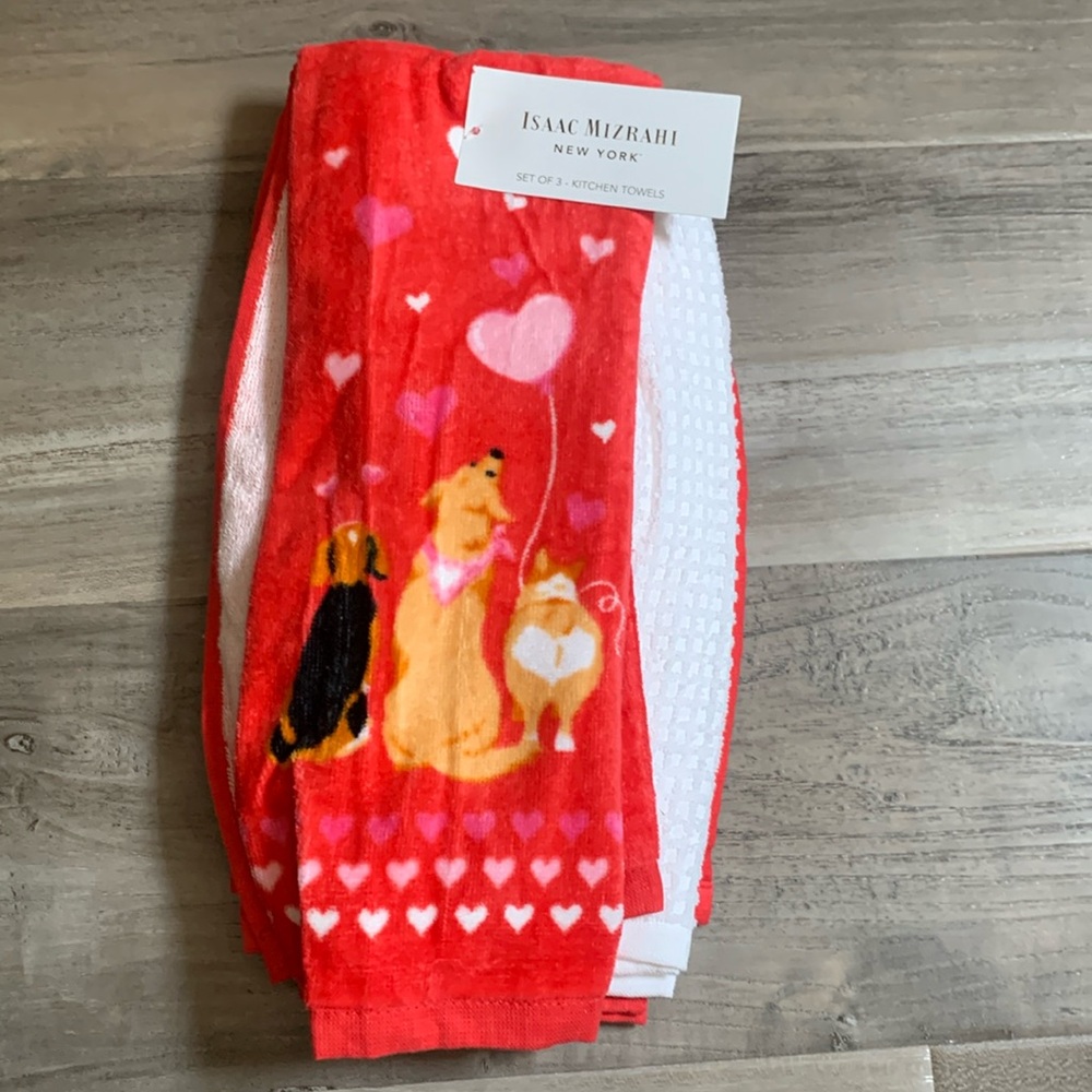 Isaac Mizrahi New York Set of 2 Kitchen Towels.